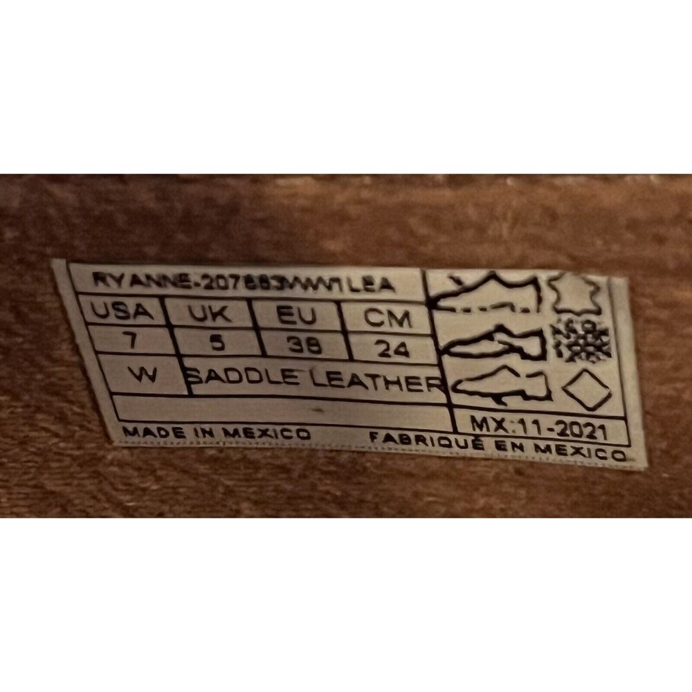 NEW Earth Origins Leather Loafers Flats Goring Ryanne Saddle Womens 7W Brown - Picture 7 of 8